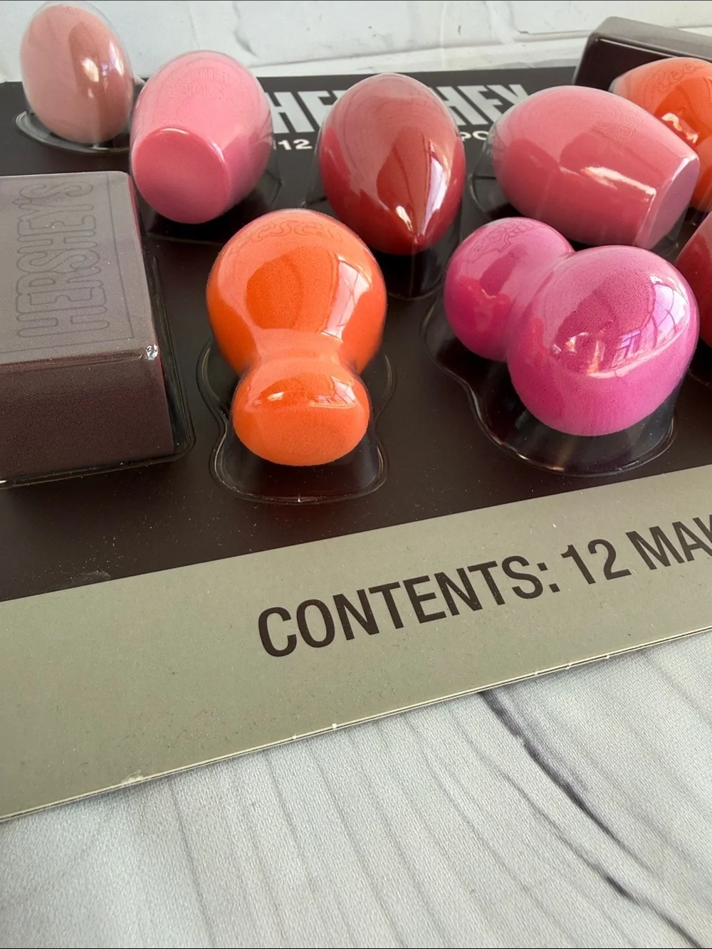 HERSHEY 12-Piece Makeup Beauty Sponge Set